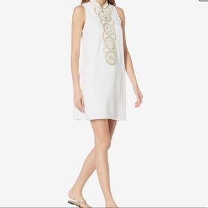 Lilly Pulitzer Jane Dress Embroidered Size 12 New Resort White